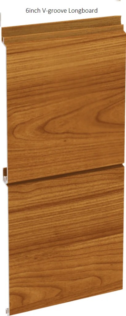 6" Longboard V-groove profile