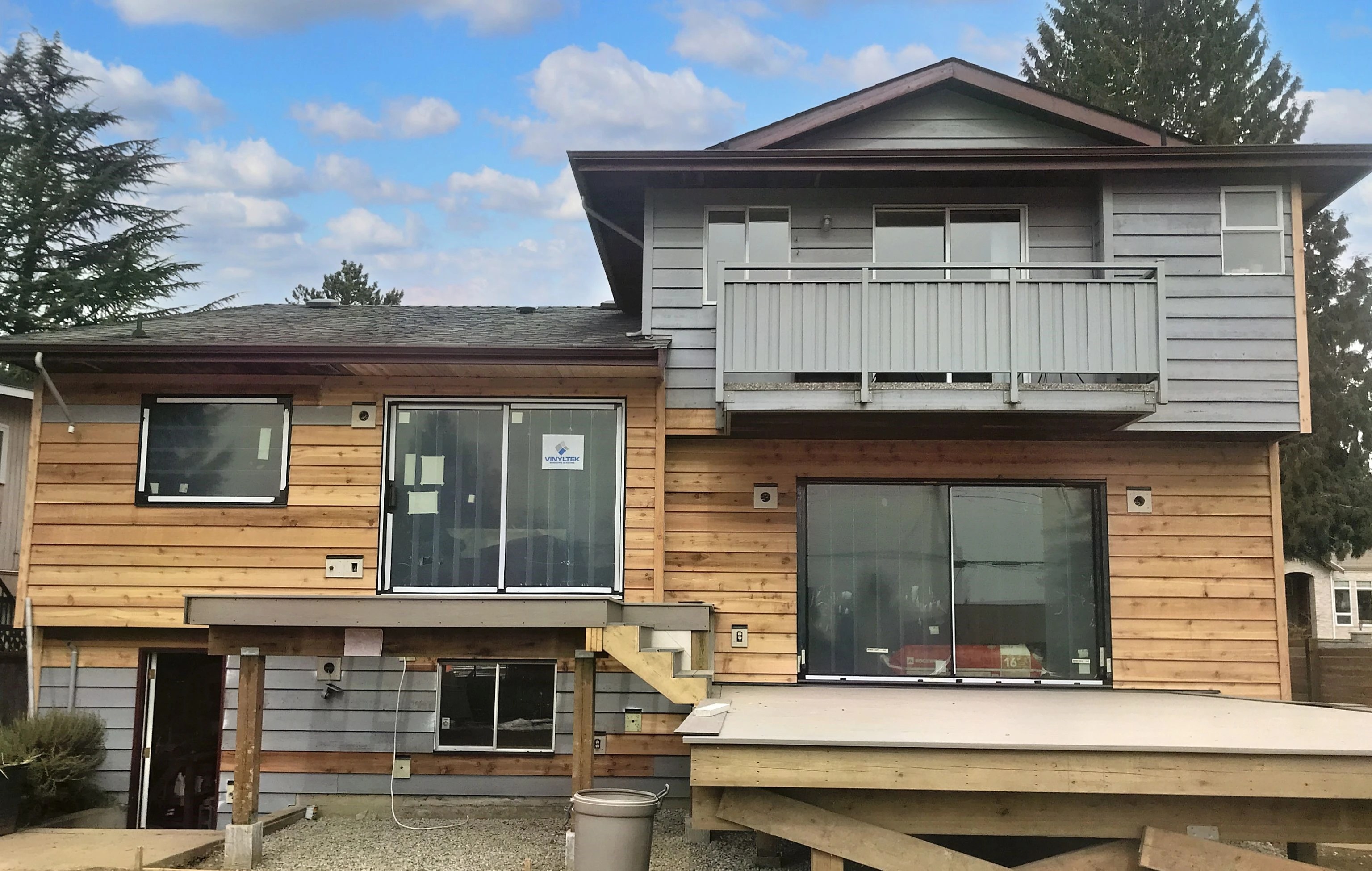 And one more renovation is done for My House Design/Build/Team. Cedar bevel siding, soffit, and fascia replacement were done in North Vancouver within a week.