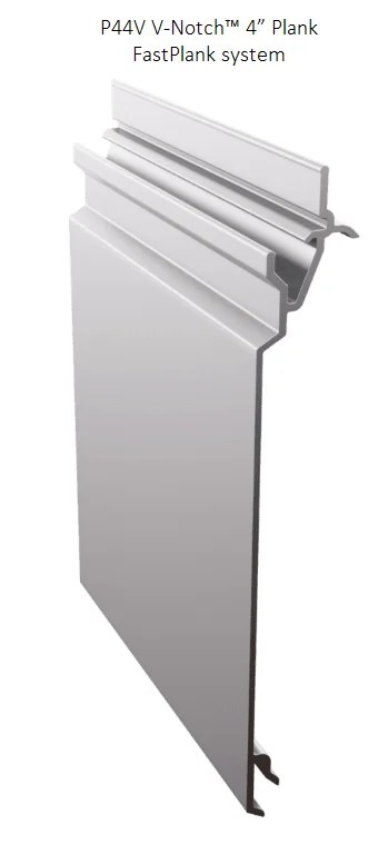 4" FastPlank V-groove profile