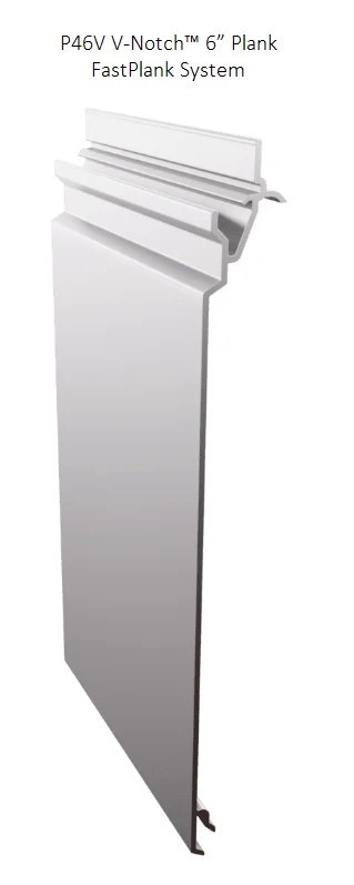 6" FastPlank V-groove profile